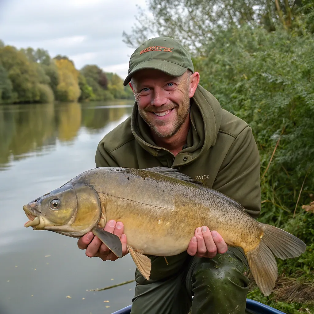 John holding a large fish